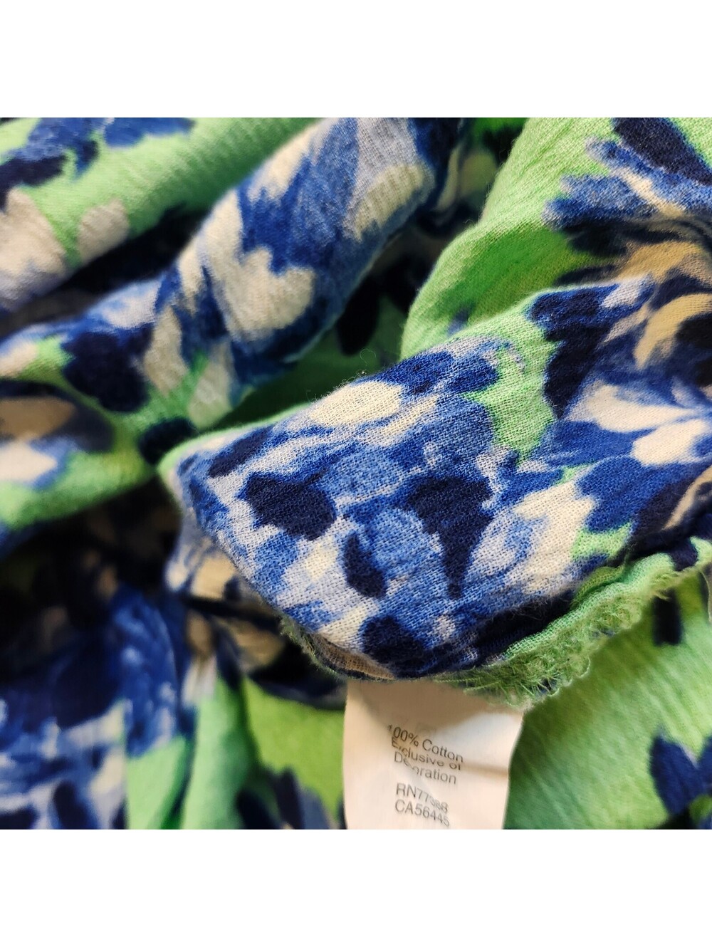 J.Crew Women's Floral Print Tunic Top Size Large - Picture 8 of 8